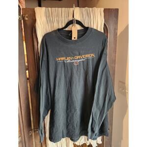 Harley Davidson Motorcycle Long Sleeve Tee Shirt